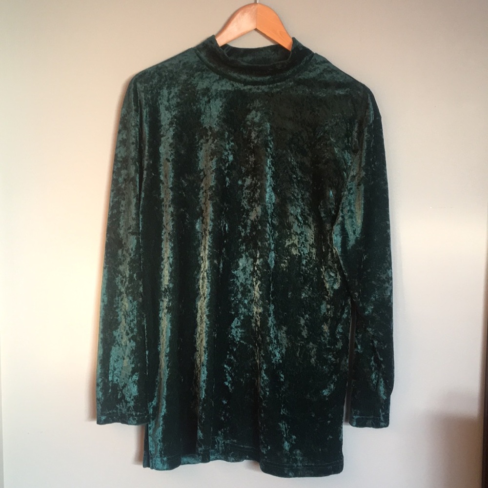 Vintage Velvet Green Shirt
